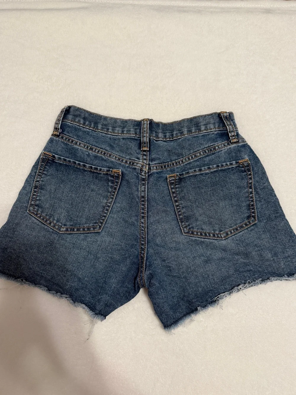Old Navy Girls Dark Blue Denim Cutoff Shorts